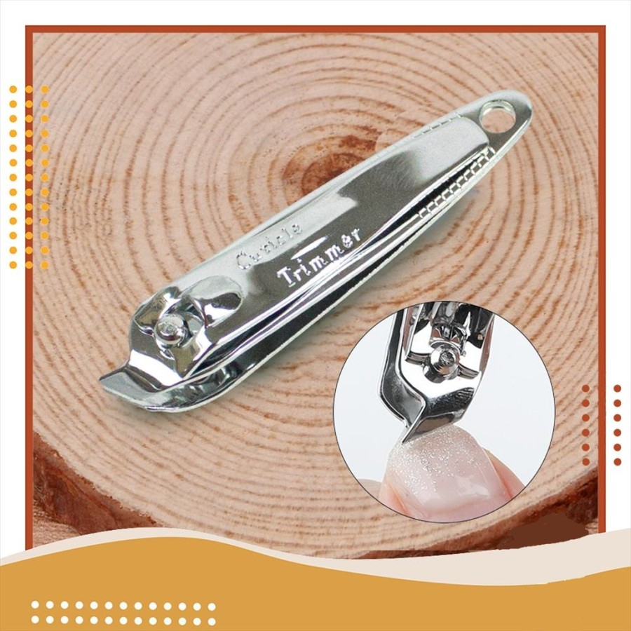 Gunting Kuku Miring/manicure sudut stainless steel