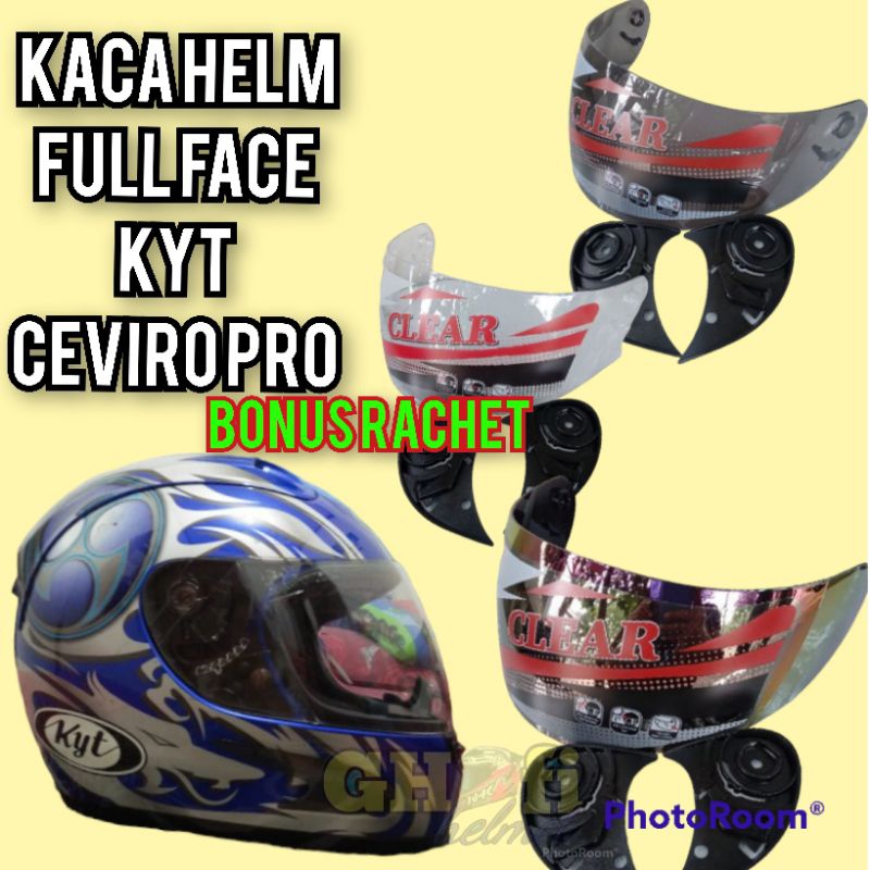 kaca helm KYT CEVIRO PRO full face