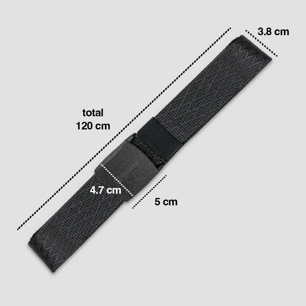 Rhodey` Gesper Stylish Non-Metal Anti Xray` Tactical Webbing Belt` Sabuk Canvas` Ikat Pinggang Outdoor