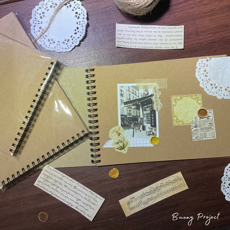 

[SM] SCRAPBOOK ALBUM VINTAGE Buku Catatan