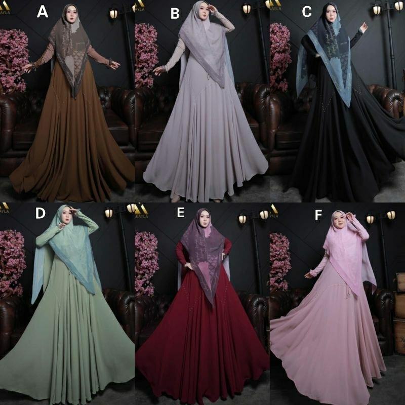 SAILA SYARI BY ARSYAKAYLA GAMIS SYARI TERBARU GAMIS SYARI ORIGINAL SET SYARI CERUTY