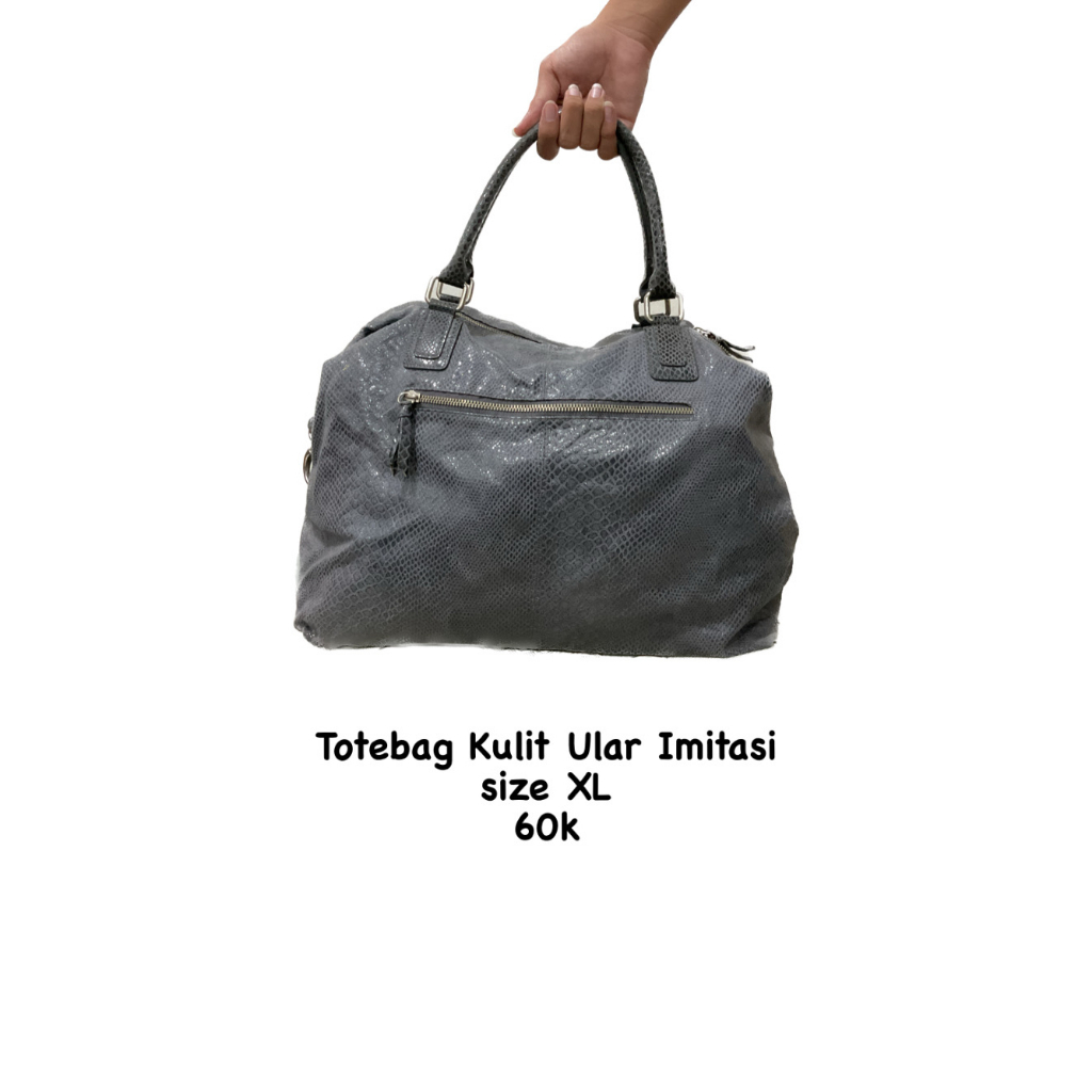 Totebag Kulit Ular Imitasi