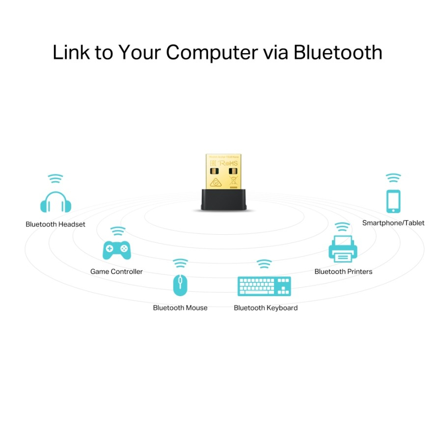 WiFi Adapter TP-Link Archer T2UB Nano AC600 Wi-Fi Bluetooth 4.2 USB