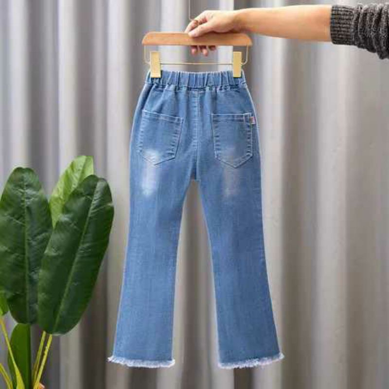 NazwaAllShop /Celana Panjang Jeans Anak Perempuan Long Skinny Stretch Jeans#COD