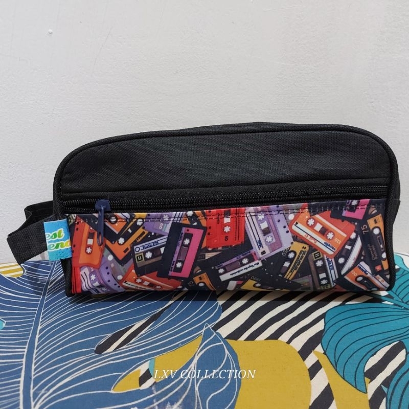 

tempat pensil / Tas kosmetik kanvas