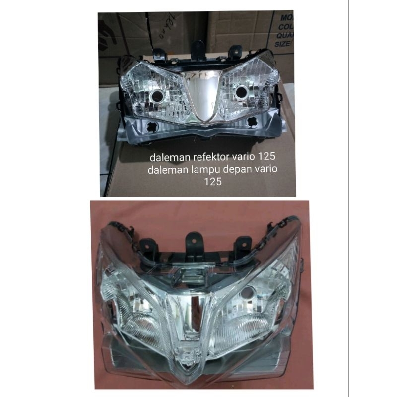 Refektor lampu depan vario 125 2012 - 2015 lampu depan vario 125 lama refektor vario 125 2012-2015 vario 125 125 ( daleman refektor lampu depan tanpa mika) vario 125 vario tecno 125