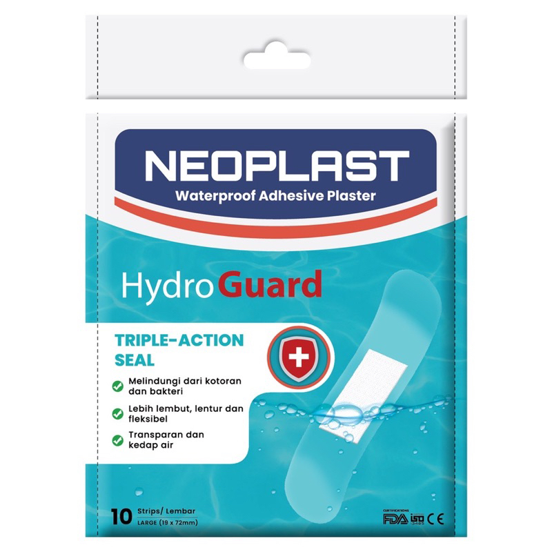 Neoplast Mediguard Plester Luka | Hydroguard Plester Lika Transparan