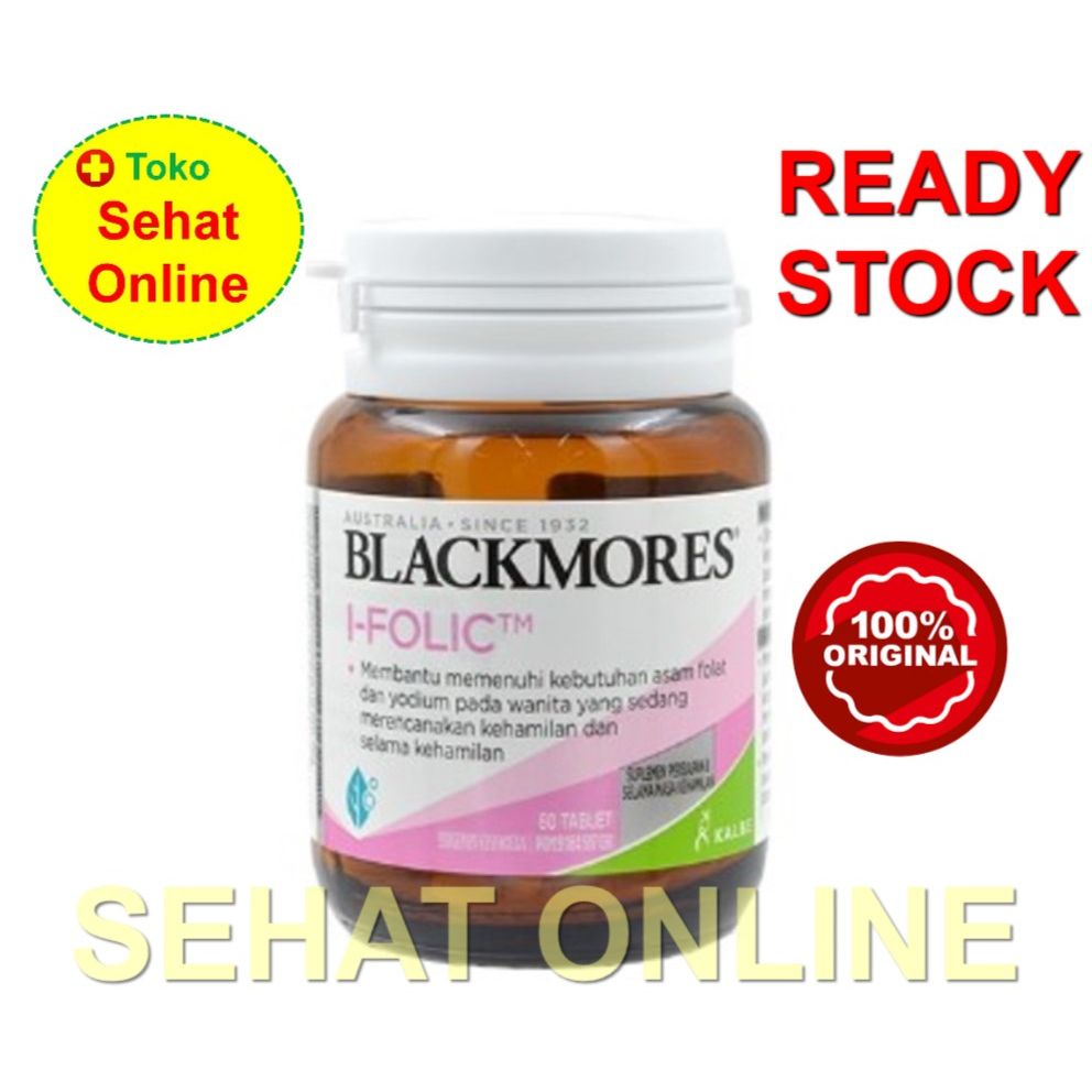 Bpom Blackmores Kalbe I-Folic 60 Tablet