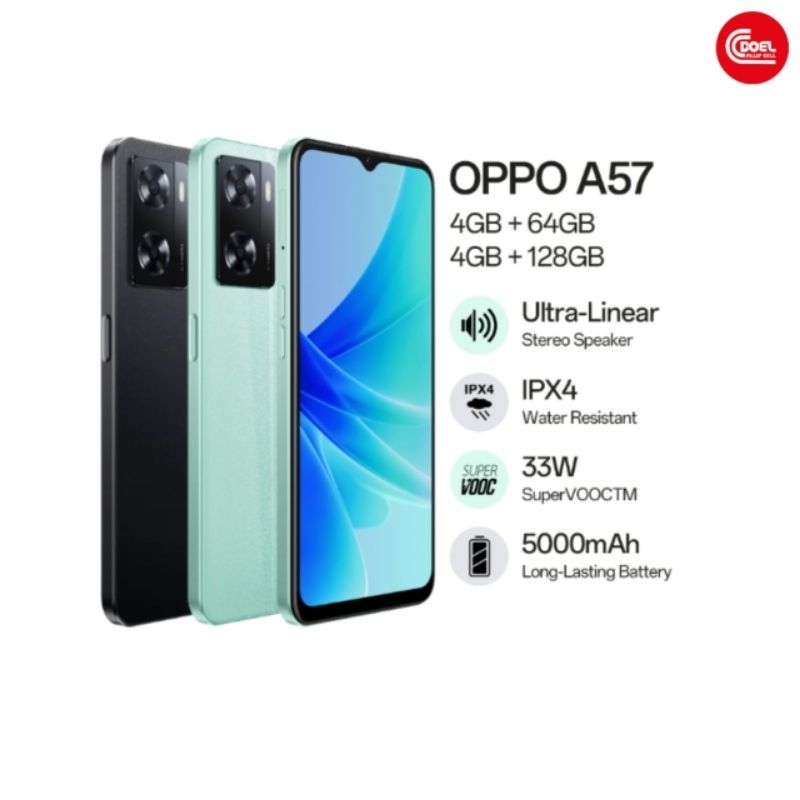 OPPO A57 RAM 4gb+4gb/64gb/128gb