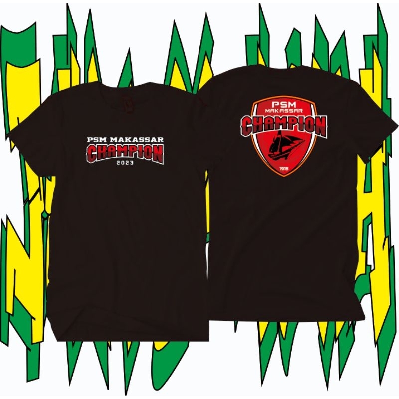 T-SHIRT PSM MAKASSAR CHAMPION LOGO BESAR BELAKANG
