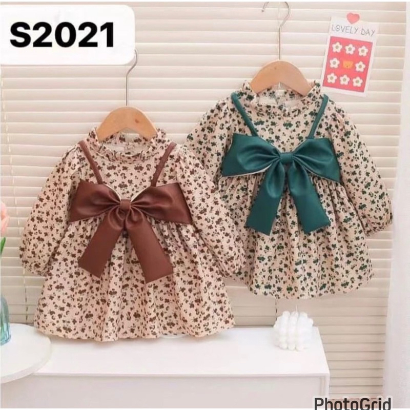 dress anak kodorai import 1-3 th