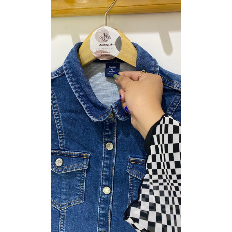 GAP DENIM MIDI DRESS