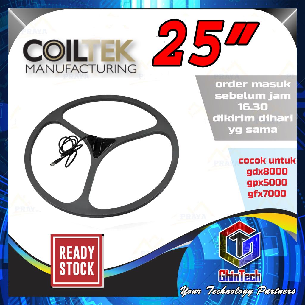 COILTEK 25" KOIL COIL  25 INCH UNTUK GDX8000 GDX 8000  GFX7000 GFX 7000 GPX5000 GPX 5000