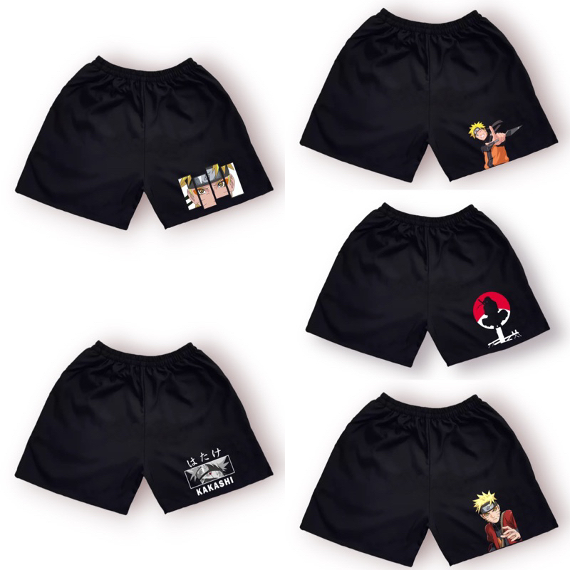 Boxer Naruto | Celana Boxer Sablon MD DTF | Naruto Shoppuden | Celana Pendek