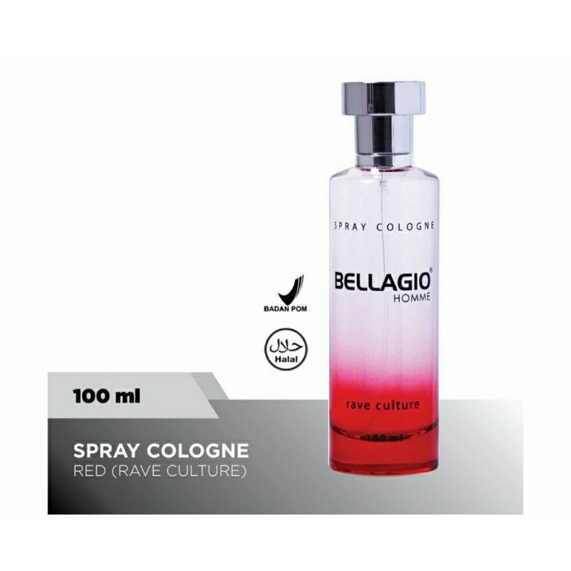 BELLAGIO Homme Spray Cologne Parfum Rave Culture 100 ml 