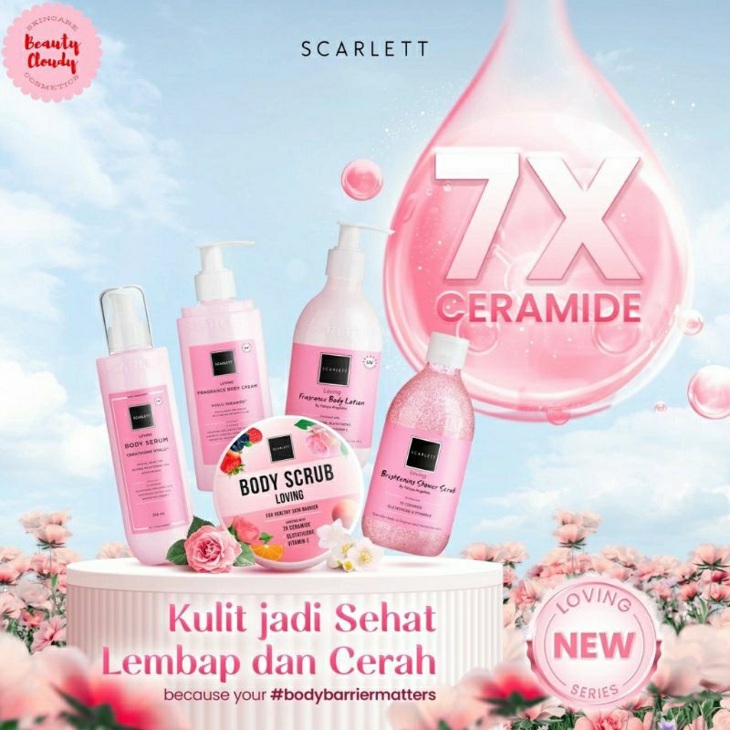 scarlett loving scarlet WHITENING / SCARLET ORIGINAL BODY LOTION | BODY WASH | SCRUB | LULUR | DAY C