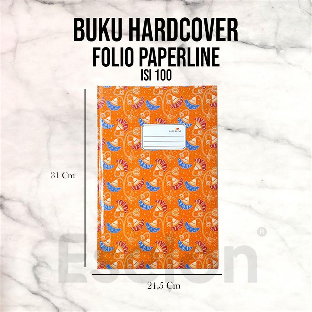 

Buku Tulis Hardcover Paperline Folio 200 Lemba