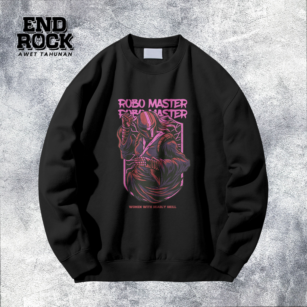 Crewneck Exclusive Original Endrock Tema Robo Master DTFS132