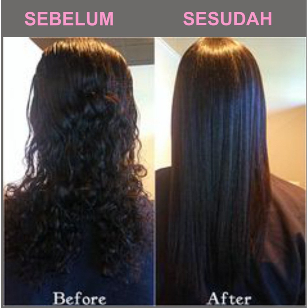 ✿ELYSABETHME✿ Y2000 rambut smoothing step 1 step 2 tanpa catok tidak merusak rambut