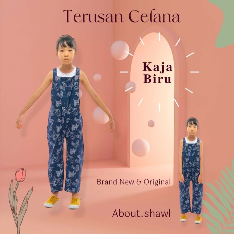 Terusan Celana Kaja Biru Sejauh Mata Memandang