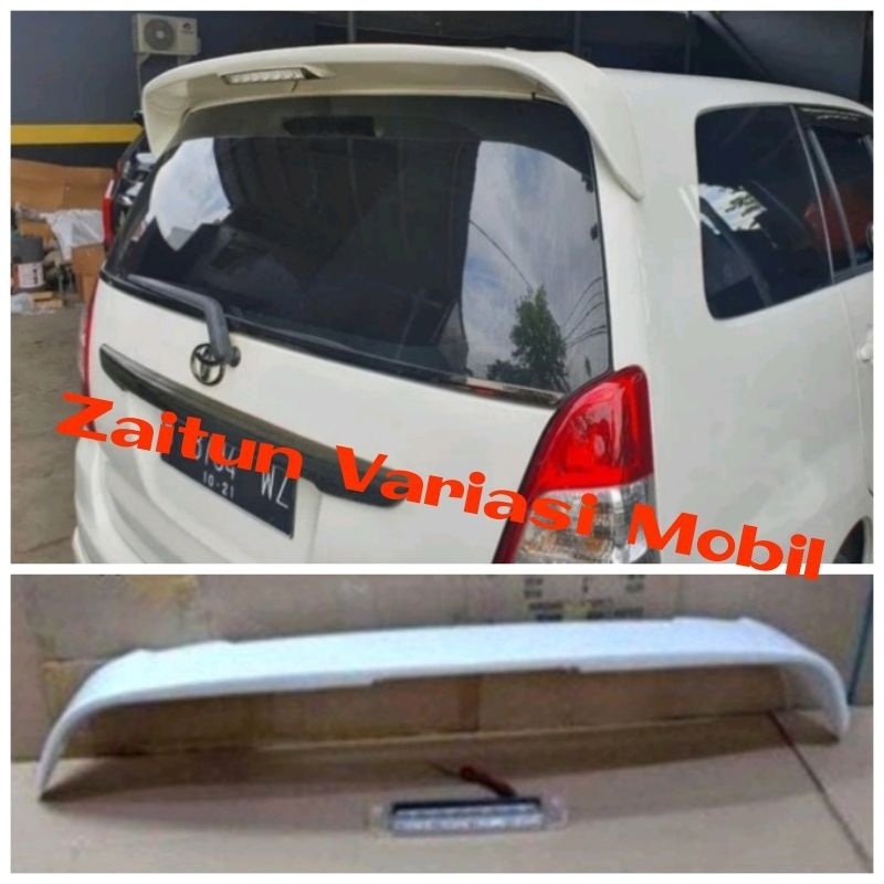 Spoiler kijang inova innova luxury putih (with lamp) 2005 2008 2010 2012 2014