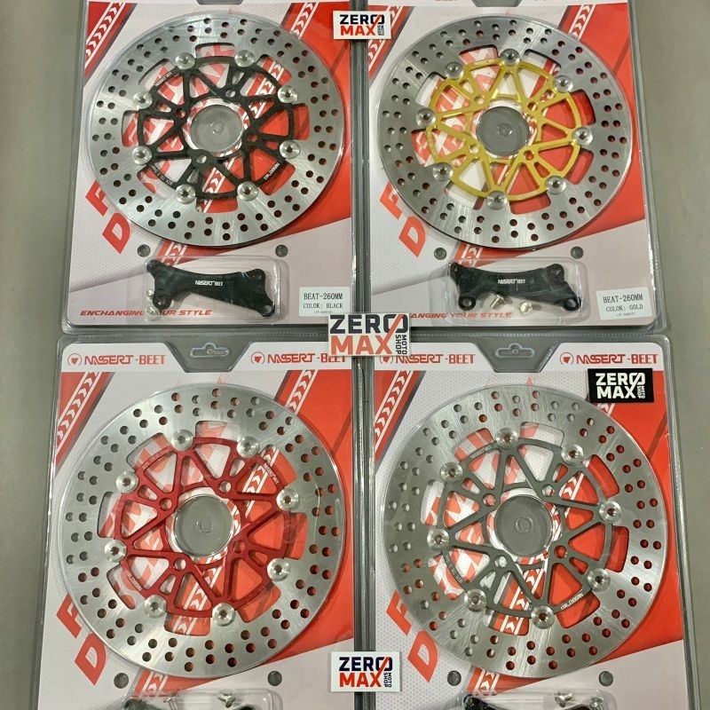 Disc Brake Piringan Cakram Depan Floating Nassert Beet Vario 125 Vario 150 260mm Original