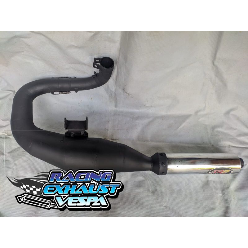 knalpot racing vespa SRP kiri type gl kompetisi tune up