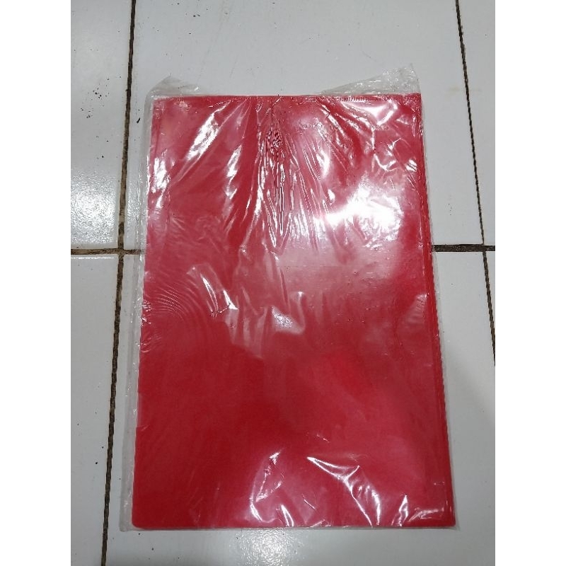 

map L merah plastik/map plastik L/map plastik merah/map plastik