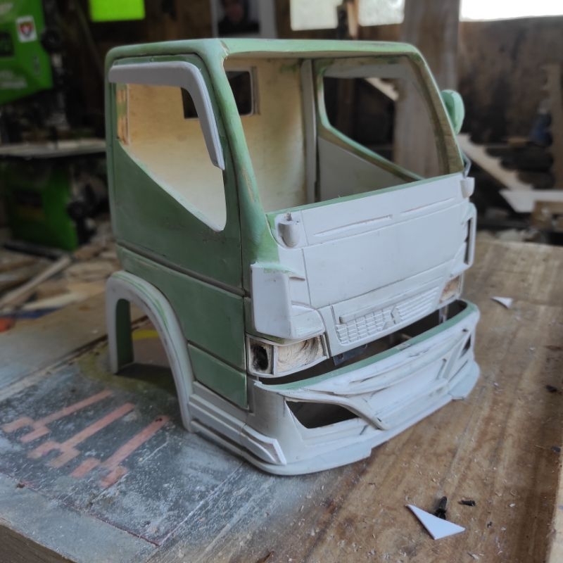 KABIN CANTER | Pola kabin Giga Ragasa Engkel L300 Kertas A3 Ready