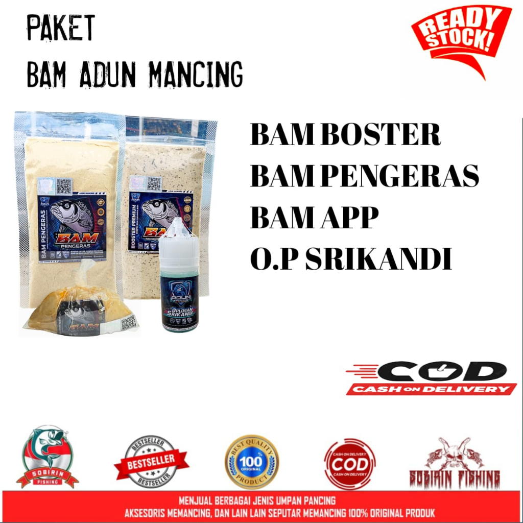 PAKET BAM AMIS PUTIH PREMIUM ADUN MANCING PAKET UMPAN PANCING IKAN MAS