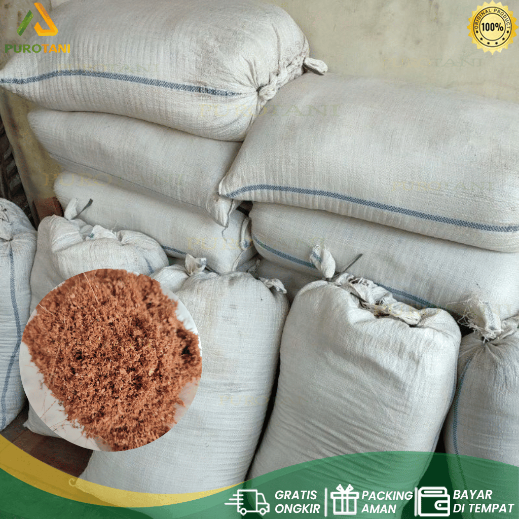 Cocopeat Media Tanam Sabut Kelapa 1 Karung Ukuran 50Kg