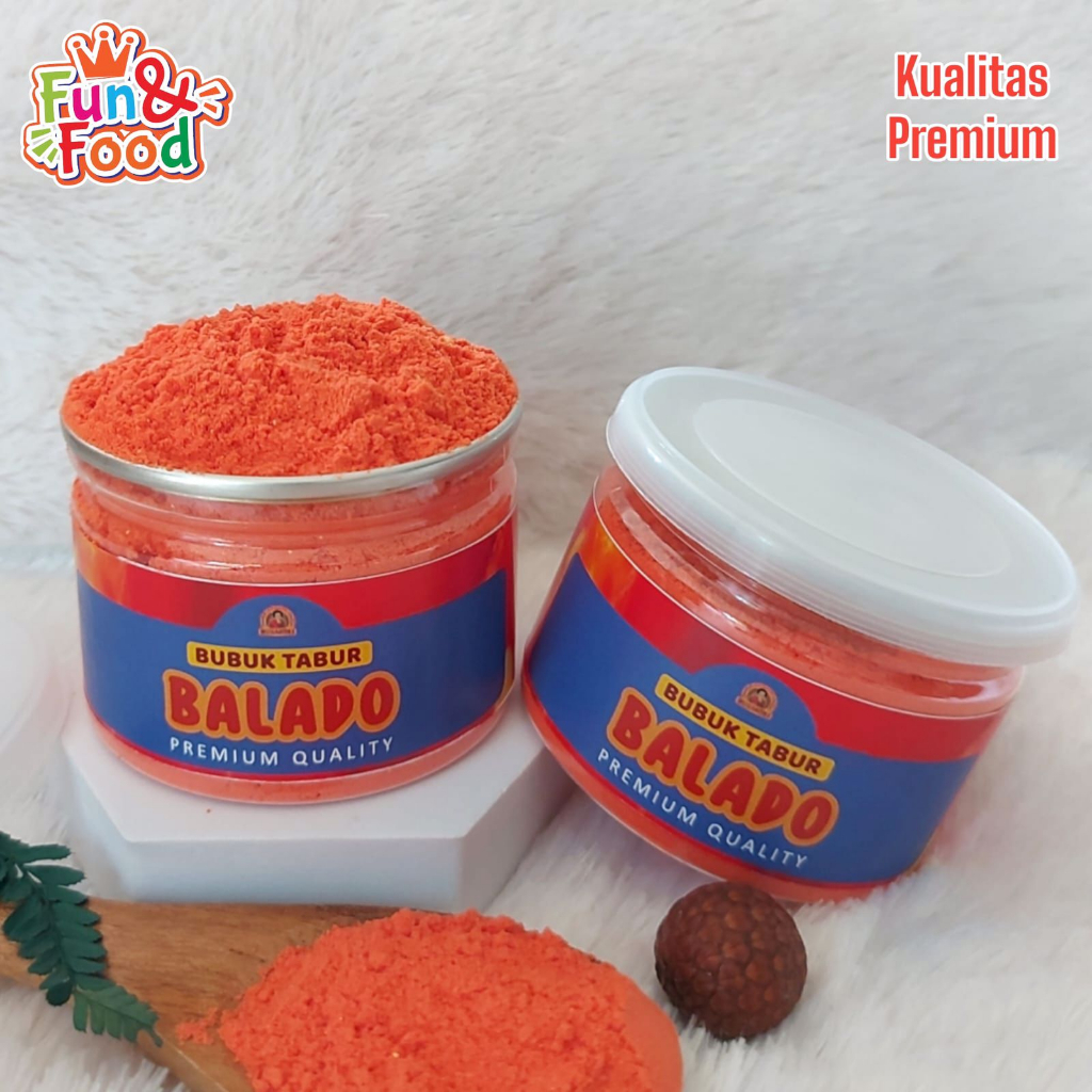 

Can Bumbu Tabur Balado Bubuk Tabur Snack Keripik Kentang Kualitas Premium