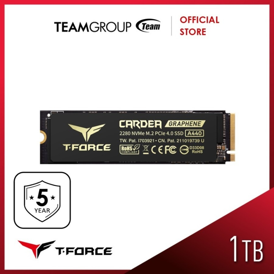 Team Group SSD T-Force Cardea A440 1TB M.2 NVME PCIe 4.x4