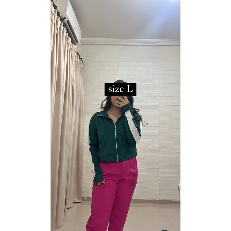 Cropped Track Jacket 2 warna
