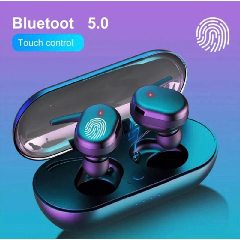 Headset Bluetooth TWS Y30 5.0 Wireless HIFI Stereo Sound With Mic - Headset TWS Y30
