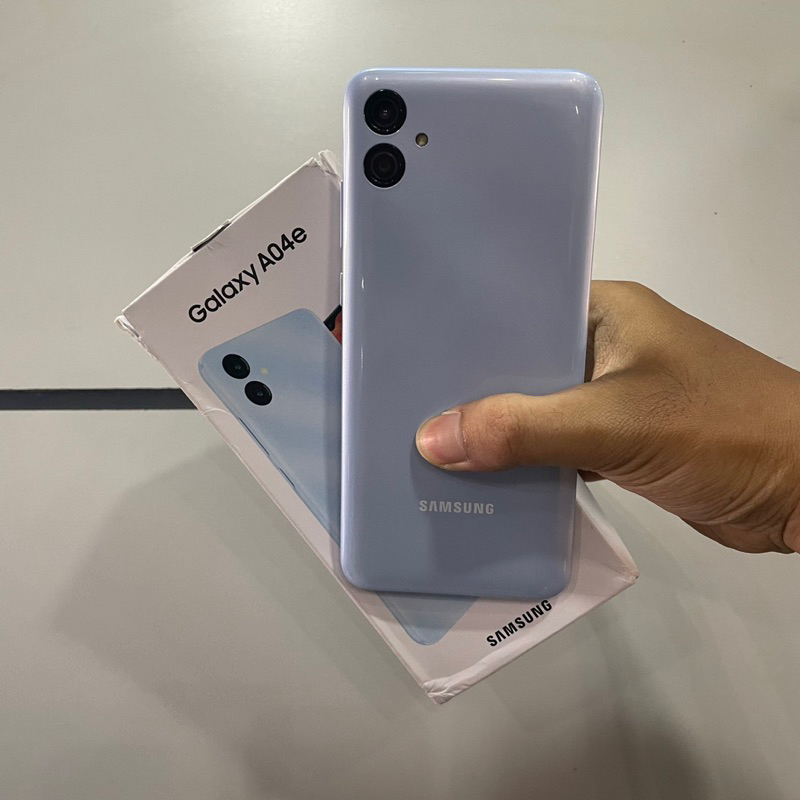 samsung a04e 3/32gb second bekas pakai mulus terawat fullset original resmi