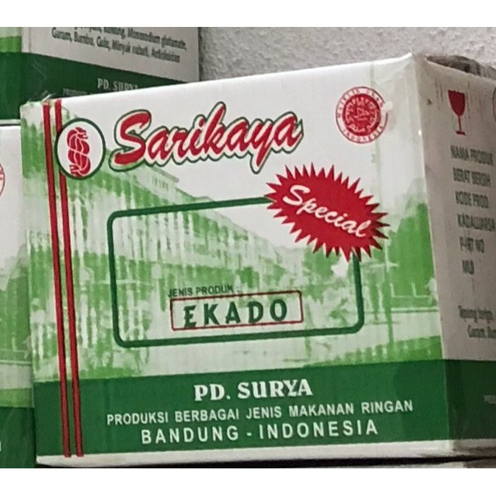 PANGSIT EKADO ABON AYAM 1 kg  (Merk  SARIKAYA) / kue kering isi abon ayam