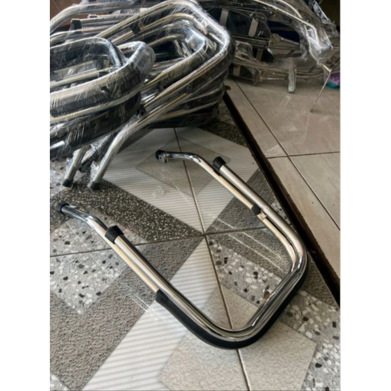 bemper spakbor depan vespa px exclusive spartan excel model lawas croom karet