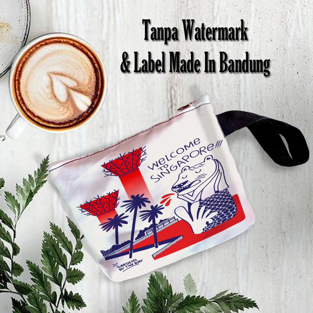 [GROSIR] Souvenir Pouch Dompet Singapur Singapore