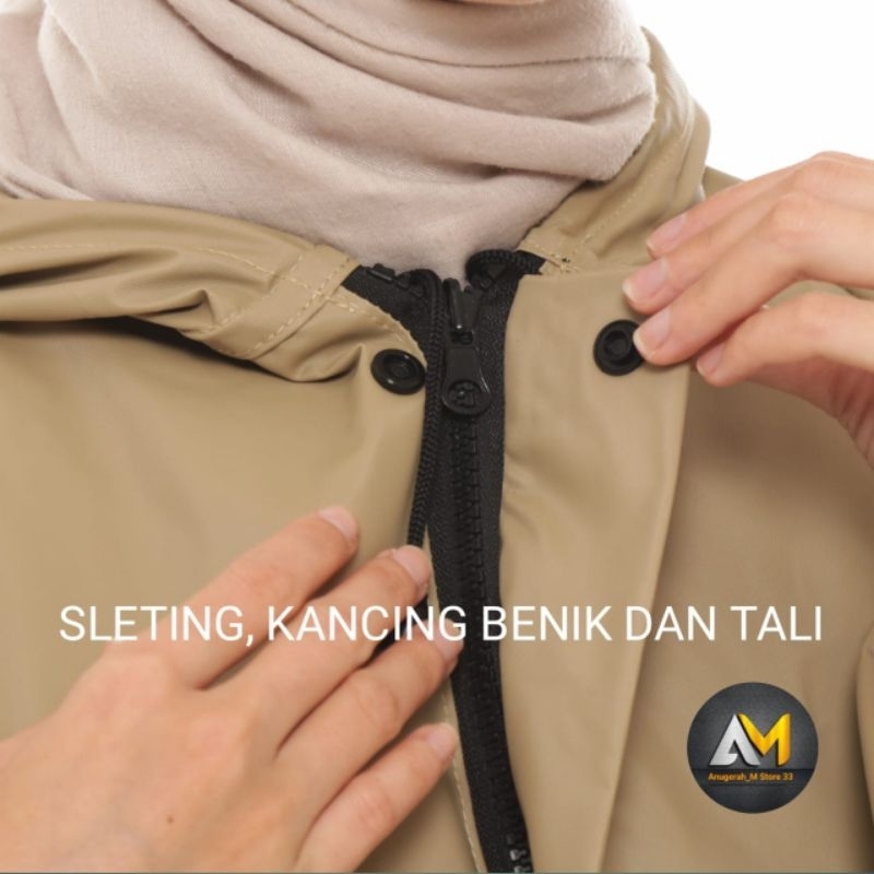 JAS HUJAN RAINCOAT, ANTI REMBES PRIA WANITA KUALITAS TERBAIK BY AKULA