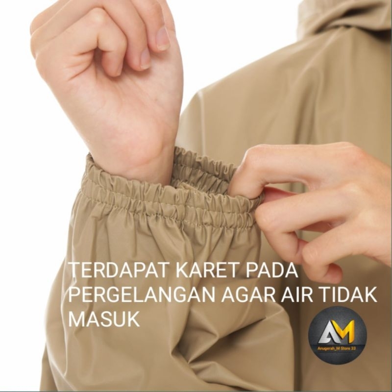 JAS HUJAN RAINCOAT, ANTI REMBES PRIA WANITA KUALITAS TERBAIK BY AKULA
