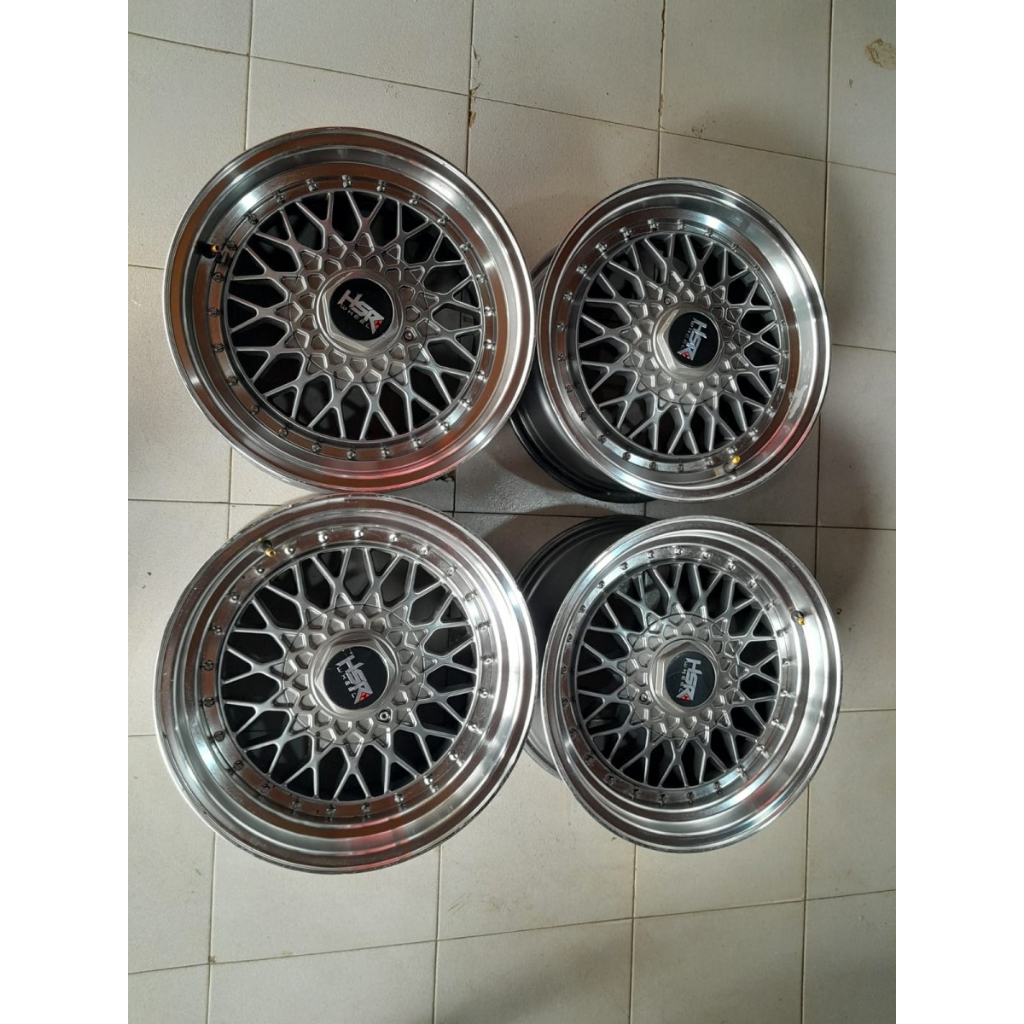 Velg Racing Seken Mobil Vios City Corolla Ring 15 Clasic Lubang 4 Et20/15 Impor Hsr Wheel