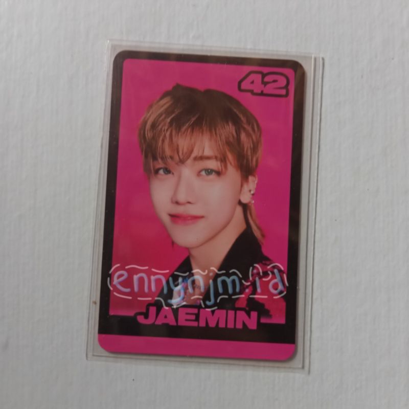 PC JAEMIN OFFICIAL TC B VER GLIMO MURAH NCT DREAM TRADING CARD GLITCH MODE READY STOCK INA KPOP PHOT
