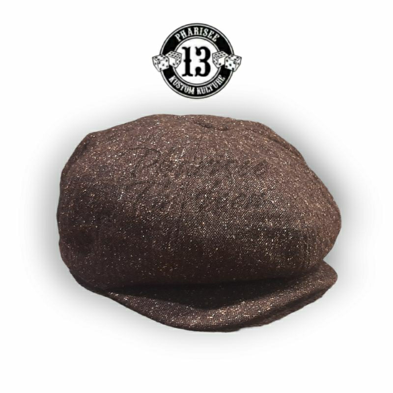 newsboycap / news boy cap / topi peaky blinders / flatcap / flat cap / topi copet / topi vintage / t