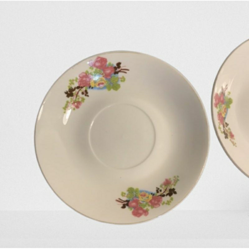 Lepek keramik RRT tatakan gelas per 12 pcs