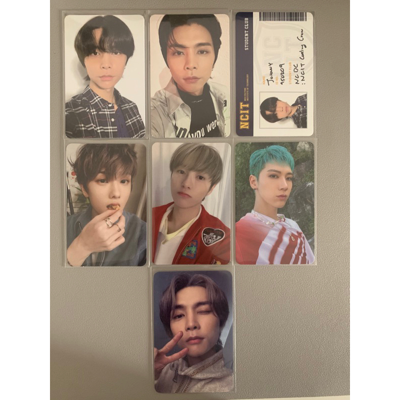 johnny ncit photopack nct home binder, jisung hello future deco, renjun ten jewel universe pizza