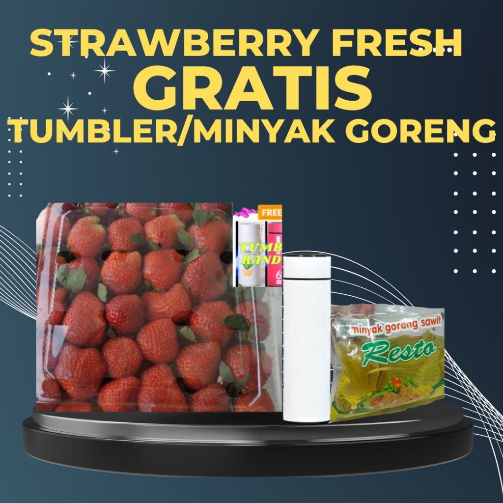 

Strawberry/Strawbery/Strawberi/Strawberry Fresh/Segar 1 Kilogram