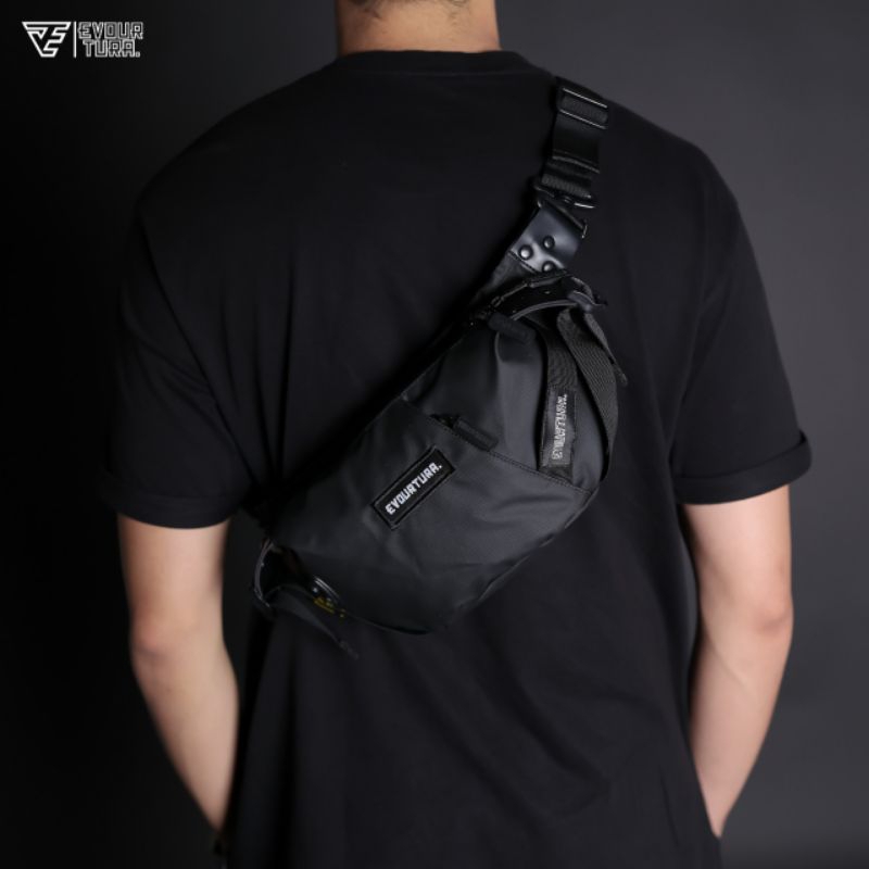 Evourtura waistbag premium tas pinggang premium pria tas selempang tas punggung tas bahu punggung pria [ THOR ]