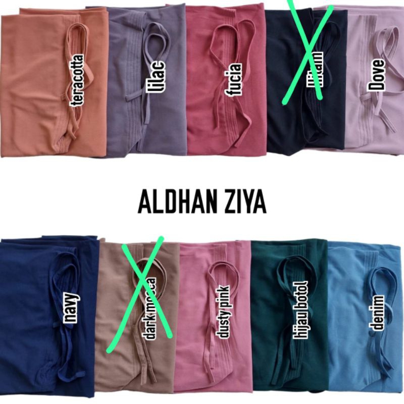 ORI ALDHANS (ZIYA) New arrivall // Jersey Airish // Hijab Instan