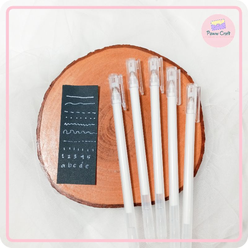 

[paww.craft] Pulpen Putih / White Gel Pen / Journaling / Pulpen Scrapbook STATIONERY SIDOARJO